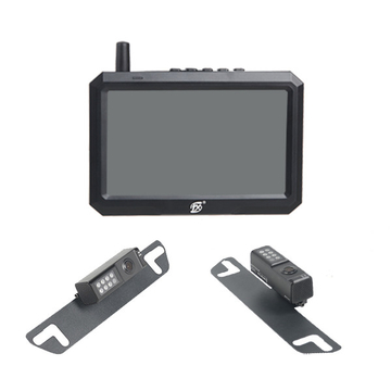 TX 5 Inch 720P IPS Monitor Wireless Rearview System with 2 Channels