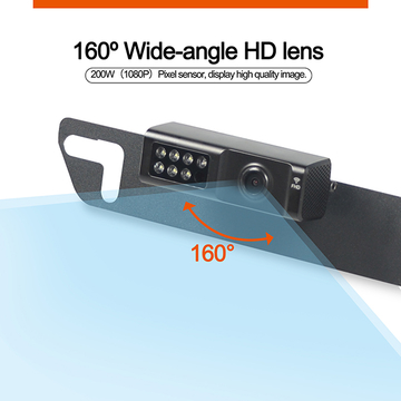 Wireless HD 1080P Vehicle Rearview Camera View Angle 160 Degree For Driving